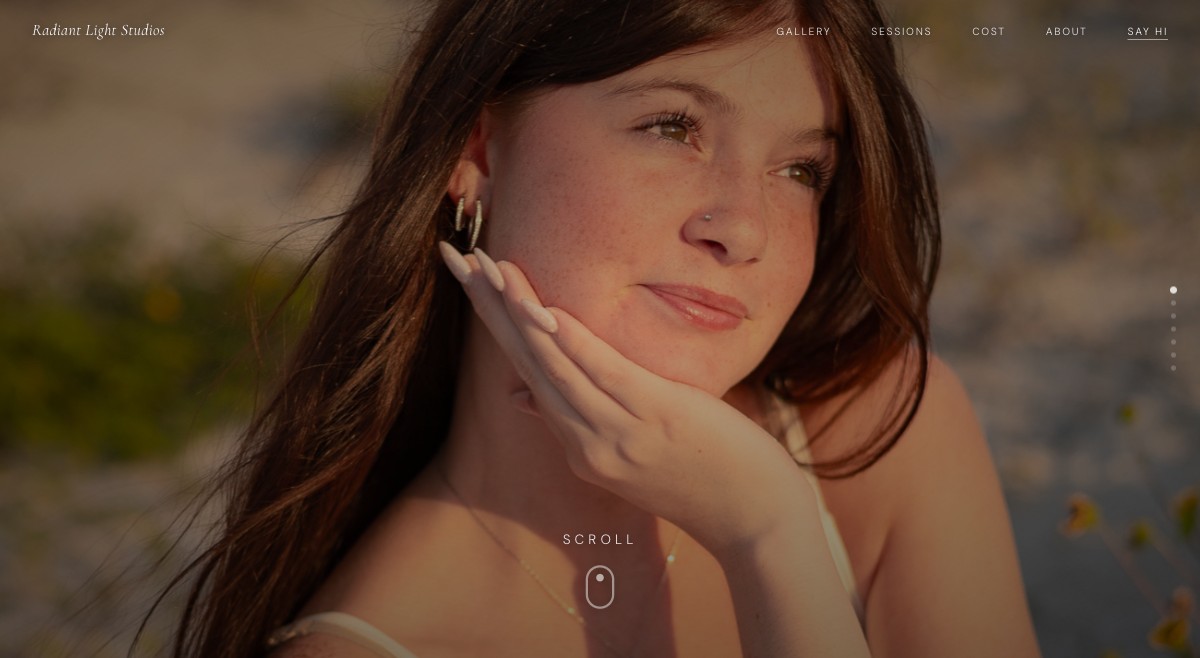 Radiant Light Studios — website we built